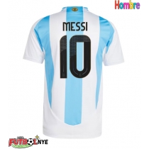 Camiseta Argentina Lionel Messi #10 Primera Equipación Copa America 2024 manga corta